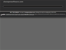 Tablet Screenshot of chempensoftware.com